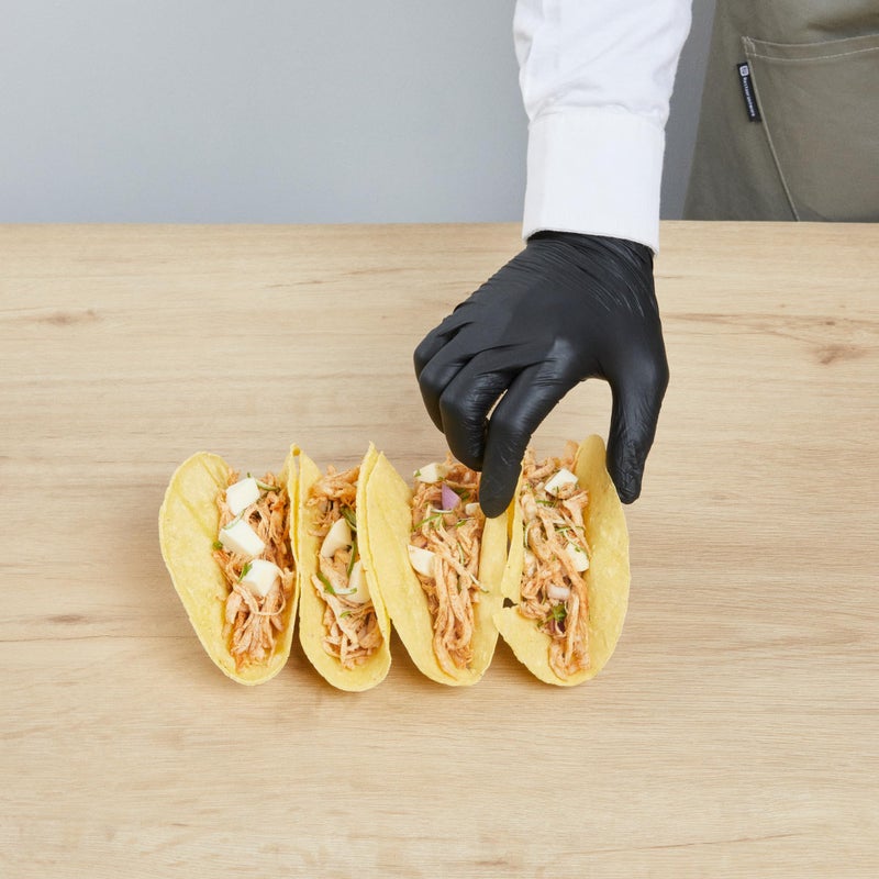 Restaurantware 7.1 Inch x 2.5 Inch Taco Stand 1 Rectangle Taco Rank - Fits 4 Tacos Reversible Silver Stainless Steel Taco Holder Dishwasher Safe For Hard Or Soft Shells - Image 4